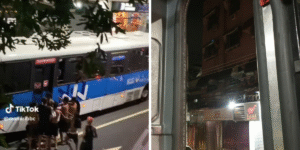 É #FAKE vídeo de adolescentes que invadiram o ônibus da linha 457 neste sábado, 20, em Copacabana