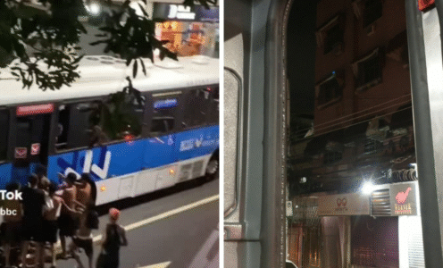 É #FAKE vídeo de adolescentes que invadiram o ônibus da linha 457 neste sábado, 20, em Copacabana