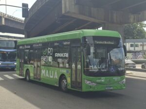 Viação Mauá testa ônibus elétrico da Ankai na linha 100D